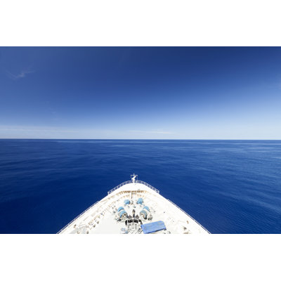 Wide Blue Ocean - Wrapped Canvas Print