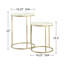 Tables gigognes en marbre Sholto