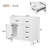 35.5 " Single Bathroom Vanity Base-93910285