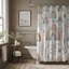 Rideau de douche 1 pièce Earthy Baby-504092351