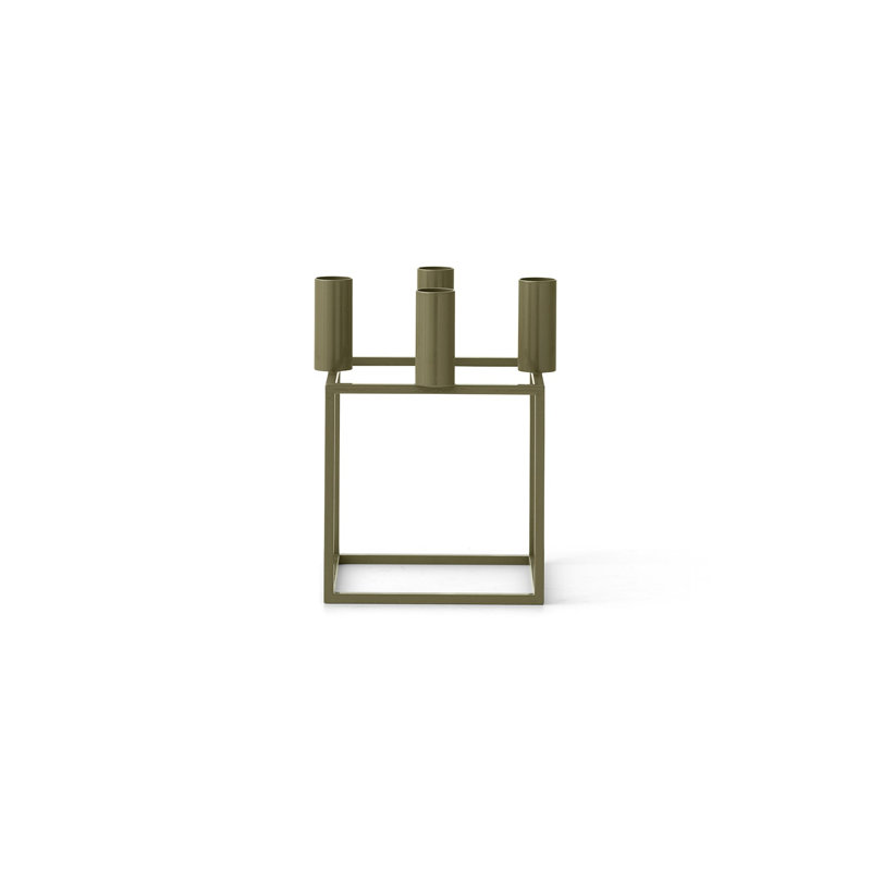 Kubus Candelabra, Olive