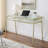 Latonnia Glass Top Metal Base Writing Desk-647189821