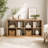 57.5" Walnut 8 Cube Bookcase