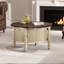 Table basse ronde 30,3 "avec rangement et porte coulissante-620218262
