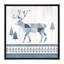 «Nordic Geo Lodge Deer IV» par Wild Apple Portfolio - impression d'art graphique-53128648-49920269