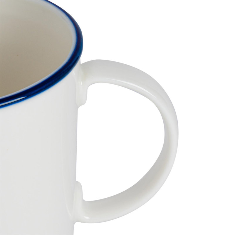 Nicola Spring - White Farmhouse Espresso Cup & Saucer - 90ml