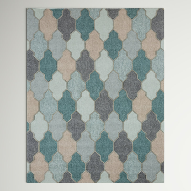 Paul Wool Geometric Indoor Rug, Rectangle 2' x 3'