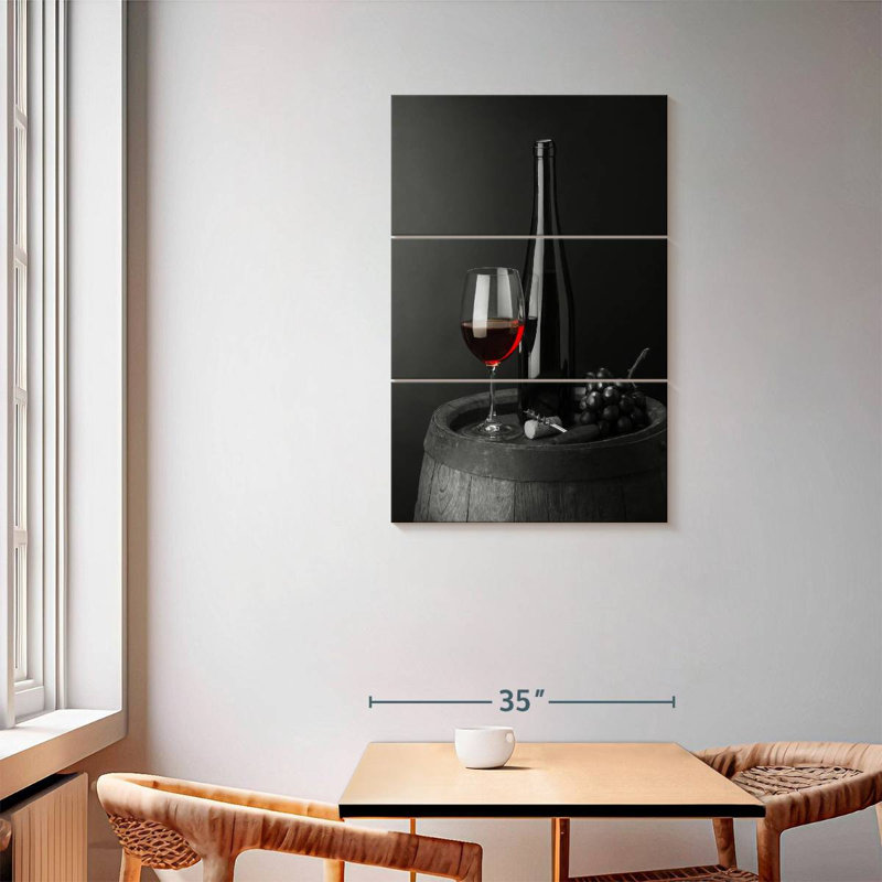 Yarlin Red Wine From Barrel, 57" H x 36" W