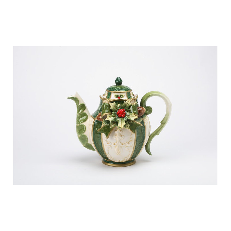 Théière en céramique Emerald Holday