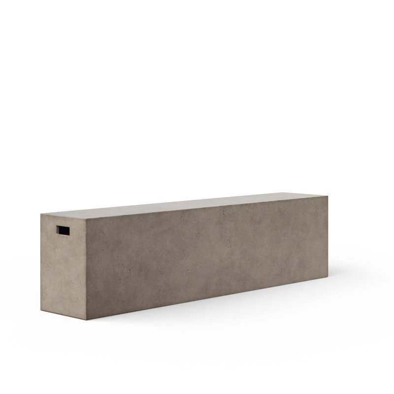Banc de salle à manger Kareen, Gris foncé, H 18 po x l 70,75 po x P 14 po