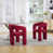 Peluche rouge est en rupture de stock