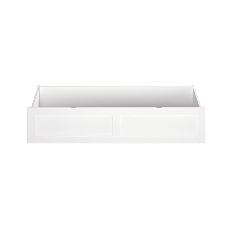 Tiroirs de rangement sous le lit, Complète, Blanc