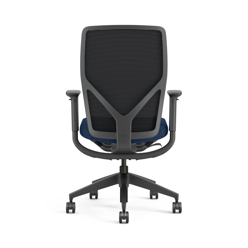 HON Flexion Mesh Ergonomic Office Chair, Titanium Frame, Peacock, Peacock, Titanium