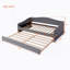 Upholstered Daybed with Light and Trundle-601110644-601110646