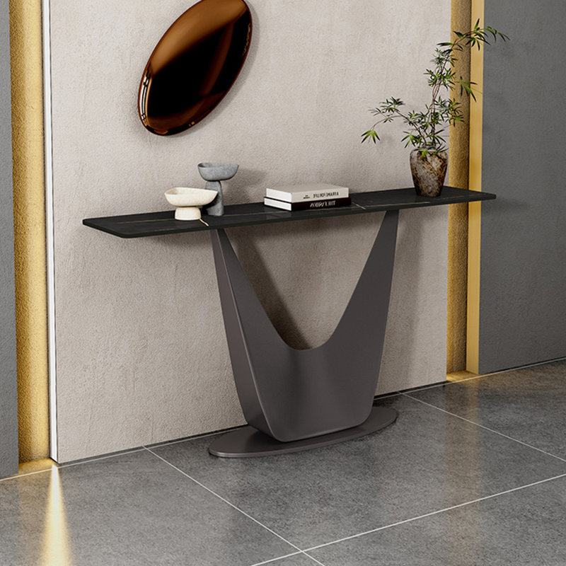 Console moderne, minimaliste et luxueuse, H 33,4 po x l 55 po x P 13,7 po