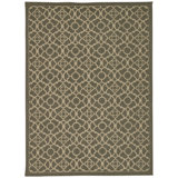 Noosa "Lovely Lattice" Dark Sage Area Rug