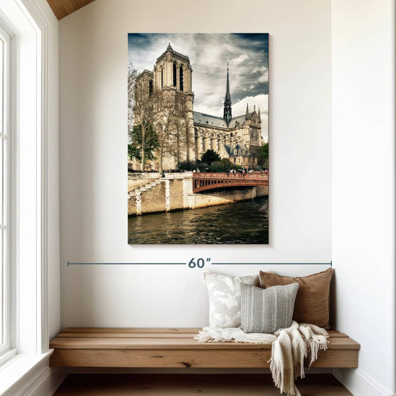 Aime Notre Dame Cathedral Paris I, 48" H x 32" W