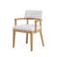Ensemble de 2 chaises d'appoint Kasem Gorge Gabric & Oak