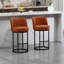 Ensemble de 2 tabourets de bar à hauteur de comptoir, tabourets de bar moderne avec dossier, tabourets de bar rembourrés en tissu de lin pour îlot de cuisine-1228456129