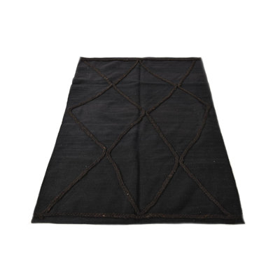 Tapis noir 3x5