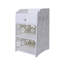 Table de chevet 1 tiroir blanche