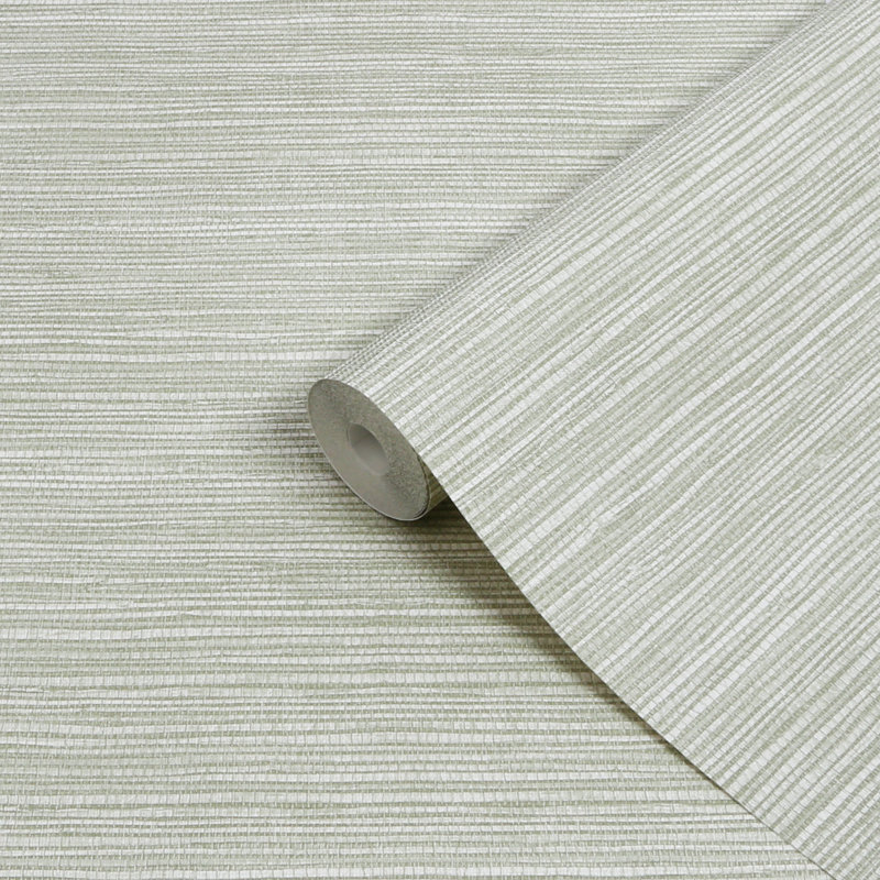 Superfresco Easy Emperor Grasscloth Sage Wallpaper, Sage