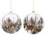 Deer Forest Ball Ornament, 5.5 Inches