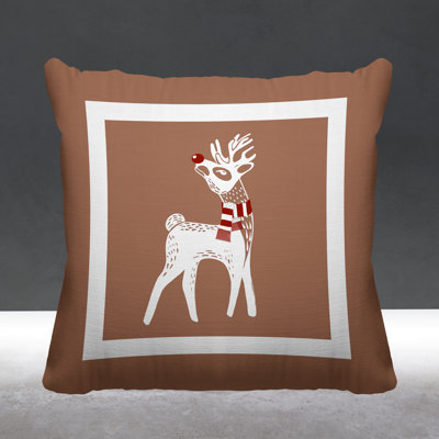 Outdoor Reversible Throw Pillow