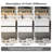 36" Black and White Single Bathroom Vanity Cabinet Base Only, Sink not Included