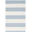 Tapis rayé bleu ciel / ivoire Brookvale-23569526