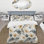 Ensemble de housse de couette Coastal Tranquil Florals Collage UnveILE IV