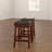 Boneta Kona 24" Tall Backless Counter Stool, Raisin