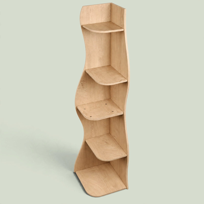 Corner Shelves, Natural