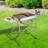 Outsunny 41 in. W Portable Grills Grill / Smoker Combo Charcoal Grill Gas & Charcoal Combo Grill