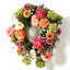 Faux Peony Polyester 24'' Wreath