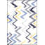 Tapis décoratif multicolore à motif géométrique multicolore Cross-1037558882