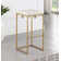 Upholstered Counter Stool with Metal Frame