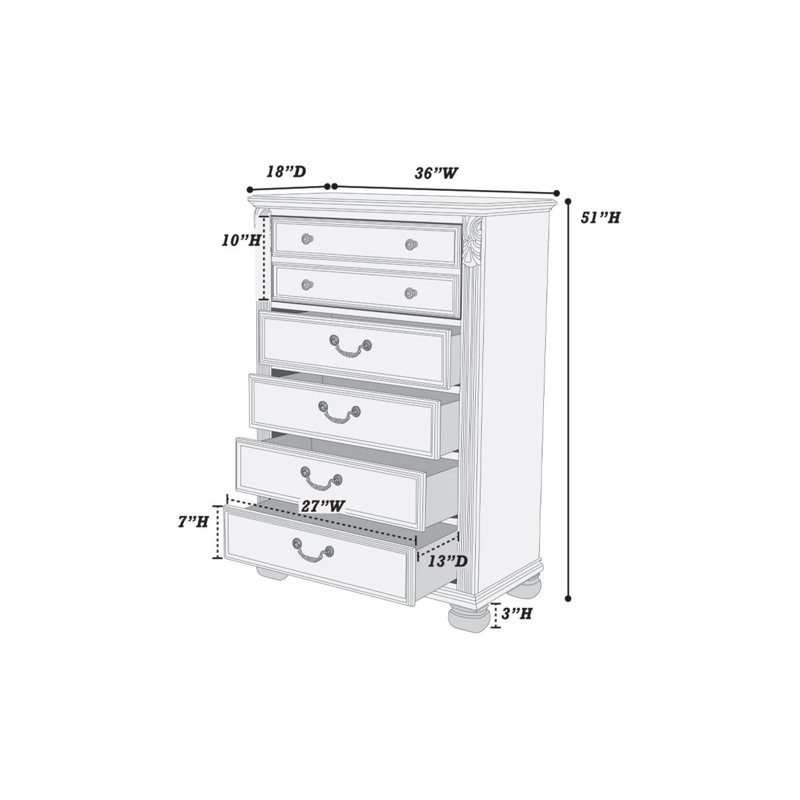 Anaejah 5 - Drawer Dresser