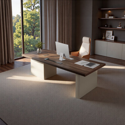 Premium Walnut Desktop Desk