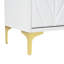 Ciriaca Carved Accent Cabinet with Handleless Doors & Shelves-112460328