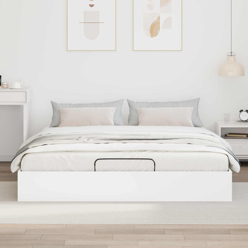 Bed, European Kingsize (160 x 200 cm), White