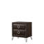 Table de chevet foncé Merlot