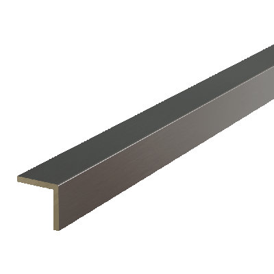 .5" Decorative Aluminum L-Channel, 72" L