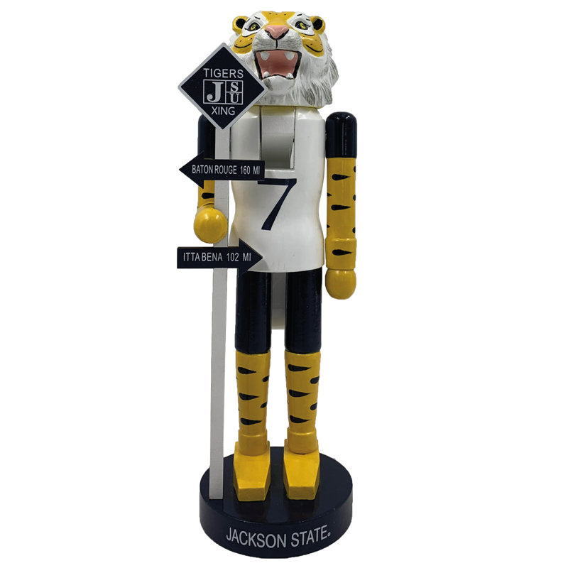 NCAA Jackson State Tigers 12" Rivalry Nutcracker