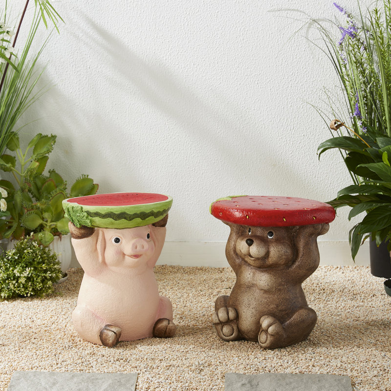 Tabouret de jardin 12,5 "H MGO