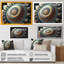 «Hidevale Gold and Turquoise Fractal Spiral III», reproduction sur toile-87372738-87372733