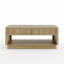 Cylora 45.6" Coffee Table with 2-Drawer