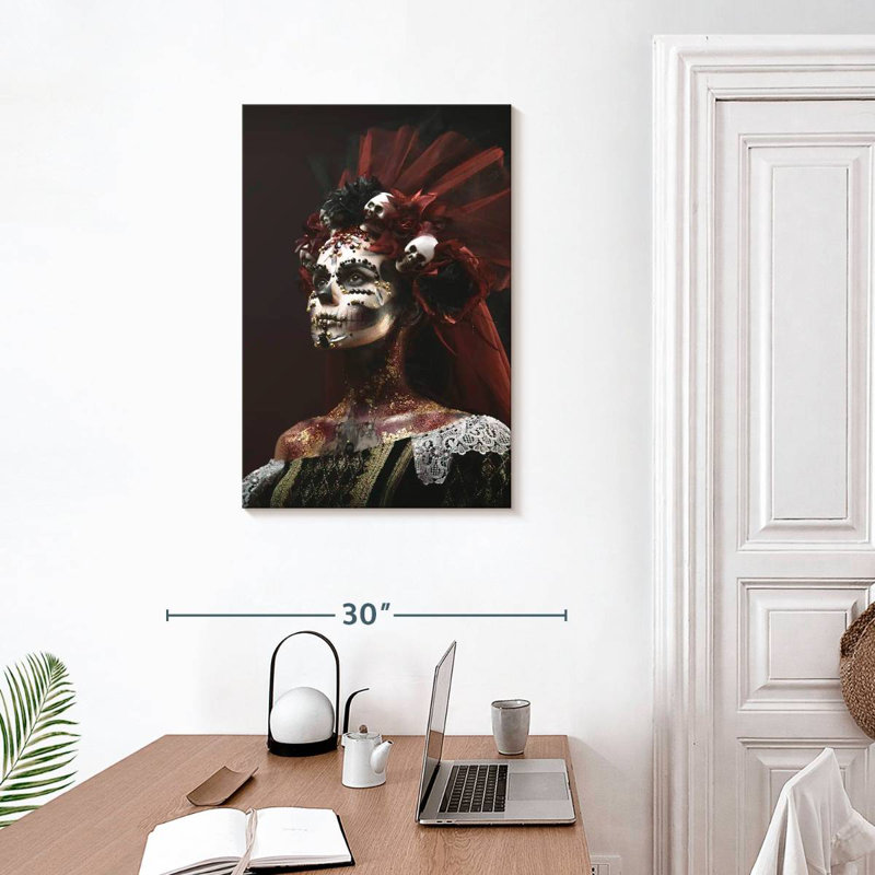 Hitzel Santa Muerte Skeleton, 30" H x 20" W