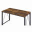Bureau d'écriture rectangulaire avec base en métal-1265960494-1265960495