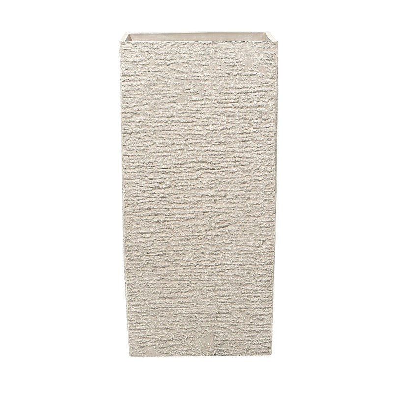 Adelina Pot Planter, 81 cm H x 40 cm W x 40 cm D, Beige